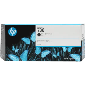 HP 738 (300ml) DesignJet Original Ink Cartridge – Matte Black