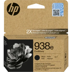 HP 938e EvoMore Original Ink Cartridge for HP OfficeJet Pro 9120, 9110b , 9120b, 9130, 9130b All In One Printers – Black