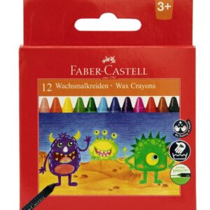 Faber-Castell Wax Crayons 12 Color 90MM