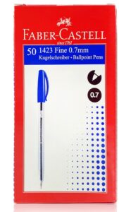 FABER-CASTELL 1423 BP 0.7MM BOX OF 50PC BLUE