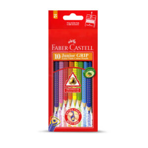 FABER-CASTELL GRIP JUNOR COLOUR PENCILS 10 COLOUR