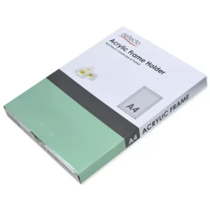 A4 Acrylic Sign Holder, Wall Mount Beveled Edge – SFNALFPH4BA4