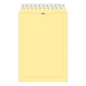 FIS Laid Paper Envelopes Peel & Seal, Pack of 50 Pcs. Cream Color, C4 (324 x 229 mm), 100 GSM – FSEE1027PBCR50