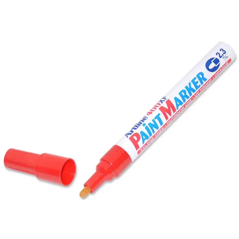 Artline ARMK400XFRE Paint Marker Medium, 2.3mm, Red, 12 pieces