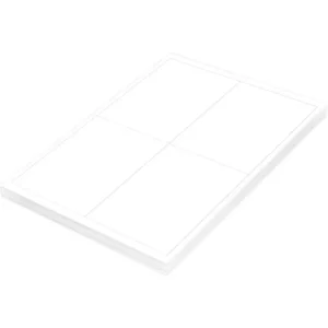 FIS Multipurpose Laser Labels, Colour White, Size 99.1X139mm (4 Stickers x 100 Sheet) A4 Size, E.U. Origin Material – FSLA4-7-100