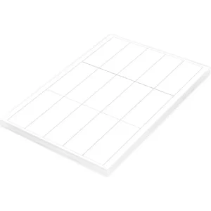 FIS Multipurpose Laser Labels, Colour White, Size 96X38mm (15 Stickers x 100 Sheet) A4 Size, E.U. Origin Material – FSLA15-1-100