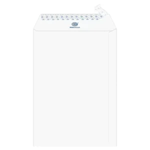 FIS Executive Laid Paper Envelopes Peel & Seal, Pack of 25 Pcs. Moon Beam White Color, C4 (324 x 229 mm) Size, 100 GSM – FSEE1027PMWB25