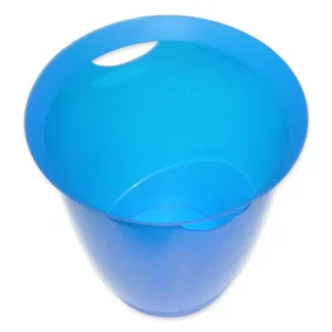 Durable Waste Basket Trend (translucent Blue)