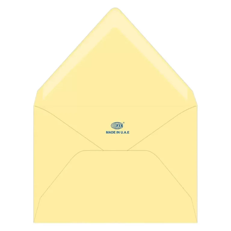 FIS FSEE1024GBCR50 Cream Executive Envelopes, 136 × 204 mm, 100 gsm, Pack of 50