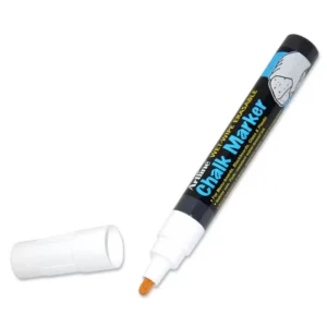 Artline Chalk Marker, Pack of 12, 4mm Color: White – ARMKEPW-4WH