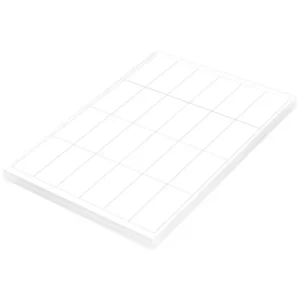 FIS Multipurpose Laser Labels, Colour White, Size 70X33.8mm (24 Stickers x 100 Sheet) A4 Size, E.U. Origin Material – FSLA24-5-100
