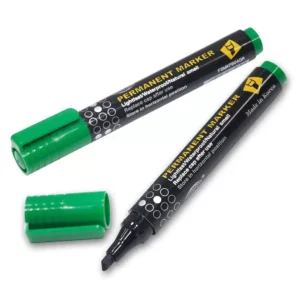 Fis Permanent Markers – Broad 12 Pieces (green) – FSMKPB04GR
