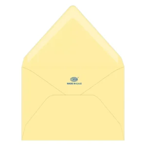 FIS Laid Paper Envelopes Glued, Pack of 25 Pcs. Cream Color, 136 x 204 mm Size, 100 GSM – FSEE1024GCRB25
