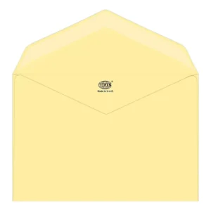 FIS Executive Laid Paper Envelopes Glued, Pack of 25 Pcs. Cream Color, 120 x 185 mm Size, 100 GSM – FSEE1020GCRB25