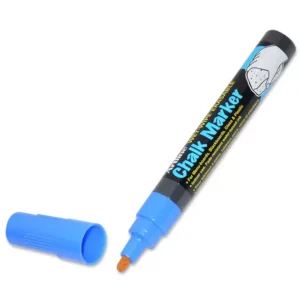 Artline Chalk Marker, Pack of 12, 4mm Color: Blue – ARMKEPW-4BL