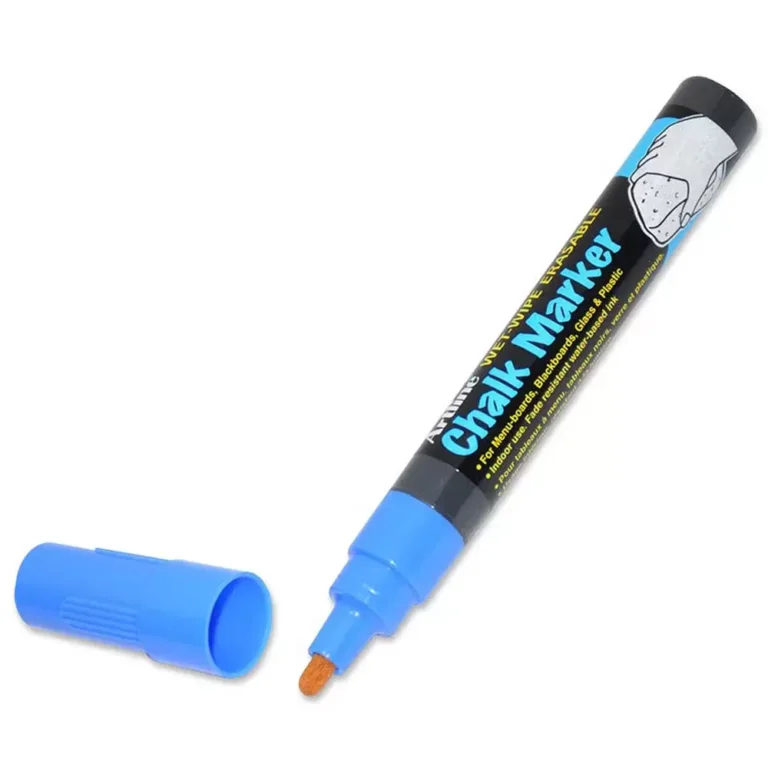 Artline ARMKEPW-4BL Chalk Marker, 4mm, Blue, 12 pieces