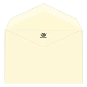 FIS Executive Laid Paper Envelopes Glued, Pack of 25 Pcs. Camelle Off White Color, 120 x 185 mm Size, 100 GSM – FSEE1020GOWB25