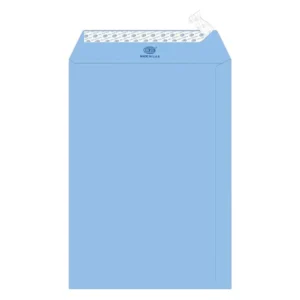 FIS Executive Laid Paper Envelopes Peel & Seal, Pack of 25 Pcs. Blue Color, C4 (324 x 229 mm) Size, 100 GSM – FSEE1027PBLB25