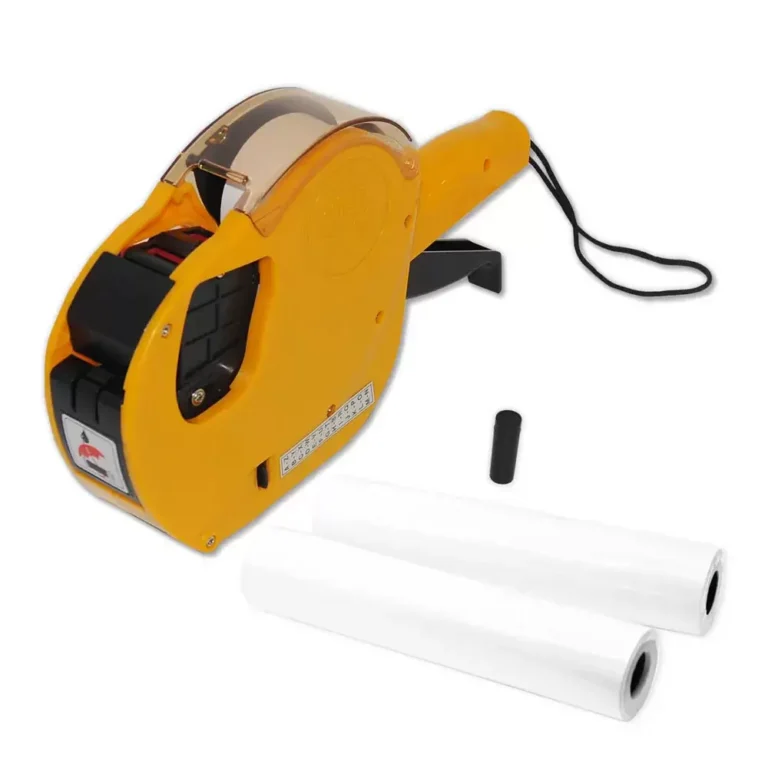 FIS FSSQPX06YL Price Labeller Set, Yellow, 20 Label Rolls