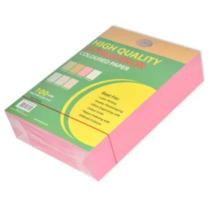 500-Sheets FIS A4 Conqueror Paper 100GSM, Dark Pink – FSPA100GA4DP