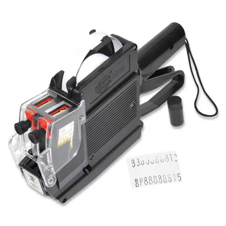 FIS FSPX05BK Price/Date Labeller, 2 Lines, Black