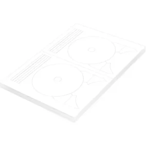 FIS Multipurpose Laser Labels, Colour White, Size 117.5mm (2 Stickers x 100 Sheet) A4 Size, E.U. Origin Material – FSLA2-3-100