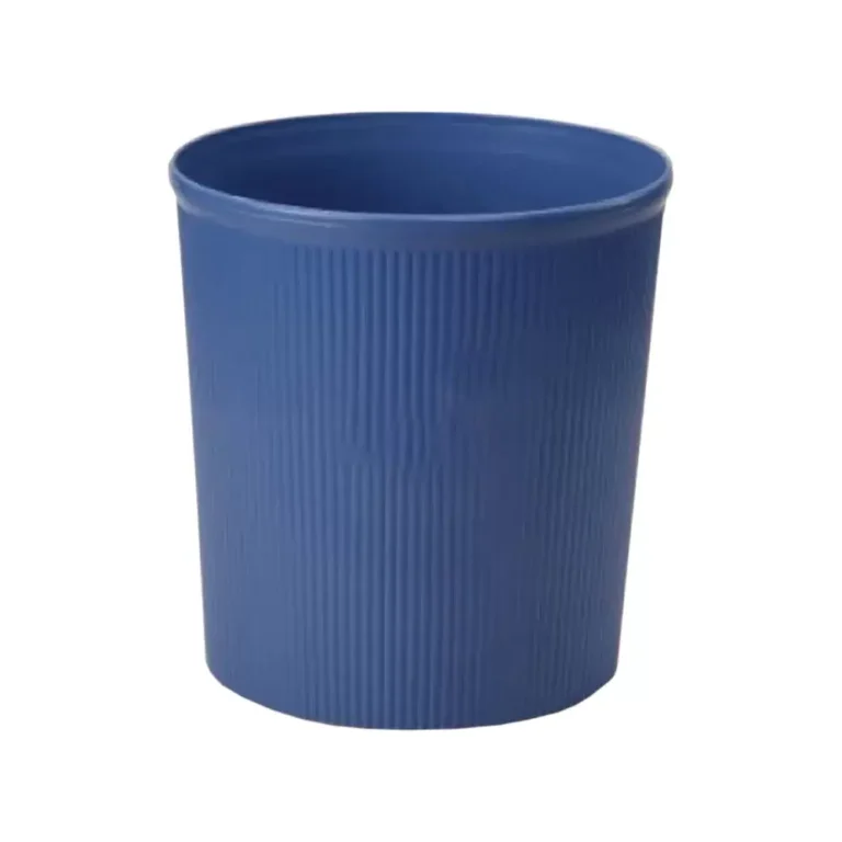 FIS FSWA8811BL Round Waste Basket, Blue, 27.6 cm high