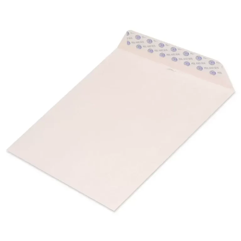 FIS Pack of 50 Executive Envelopes, 100 GSM, Peel and Seal, Size C5(229 X 162mm), Color Pink
