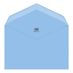 FIS Executive Laid Paper Envelopes Glued, Pack of 25 Pcs. Blue Color, 120 x 185 mm Size, 100 GSM – FSEE1020GBLB25