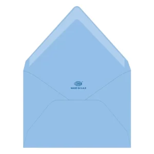 FIS Laid Paper Envelopes Glued, Pack of 25 Pcs. Blue Color, 136 x 204 mm Size, 100 GSM – FSEE1024GBLB25