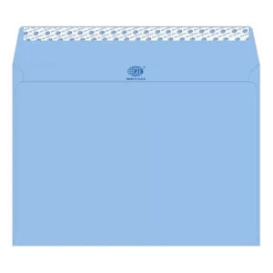 FIS Executive Laid Paper Envelopes Peel & Seal, Pack of 25 Pcs. Blue Color, C4 (229 x 324 mm) Size, 100 GSM – FSEE1042PBLB25