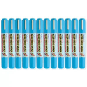 Artline 325T Water Colour Marker 2.0-5.0mm, Light Blue Color, Pack of 12 pcs. Acrylic Fibre Tip – ARMK325LBL