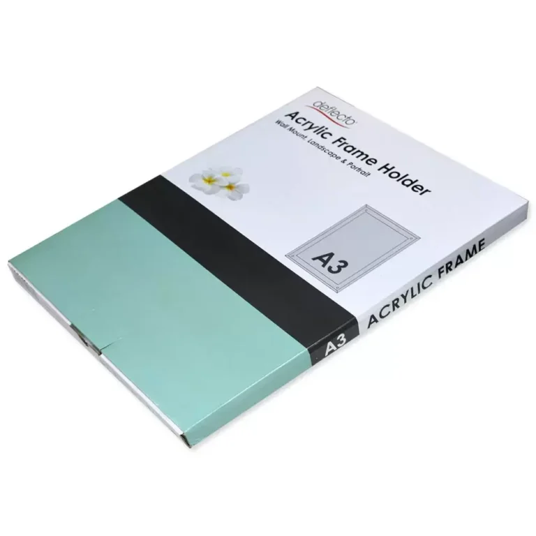 FIS SFNALFPH3BA3 A3 Acrylic Sign Holder, Wall Mount Beveled Edge