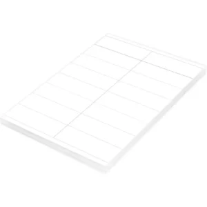 FIS Multipurpose Laser Labels, Colour White, Size 105X35mm (16 Stickers x 100 Sheet) A4 Size, E.U. Origin Material – FSLA16-1-100