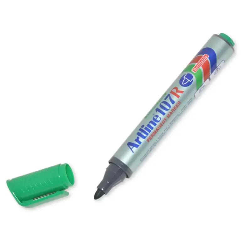 Artline ARMK107GR Bullet Marker, 1.5mm, Green, 12 pieces