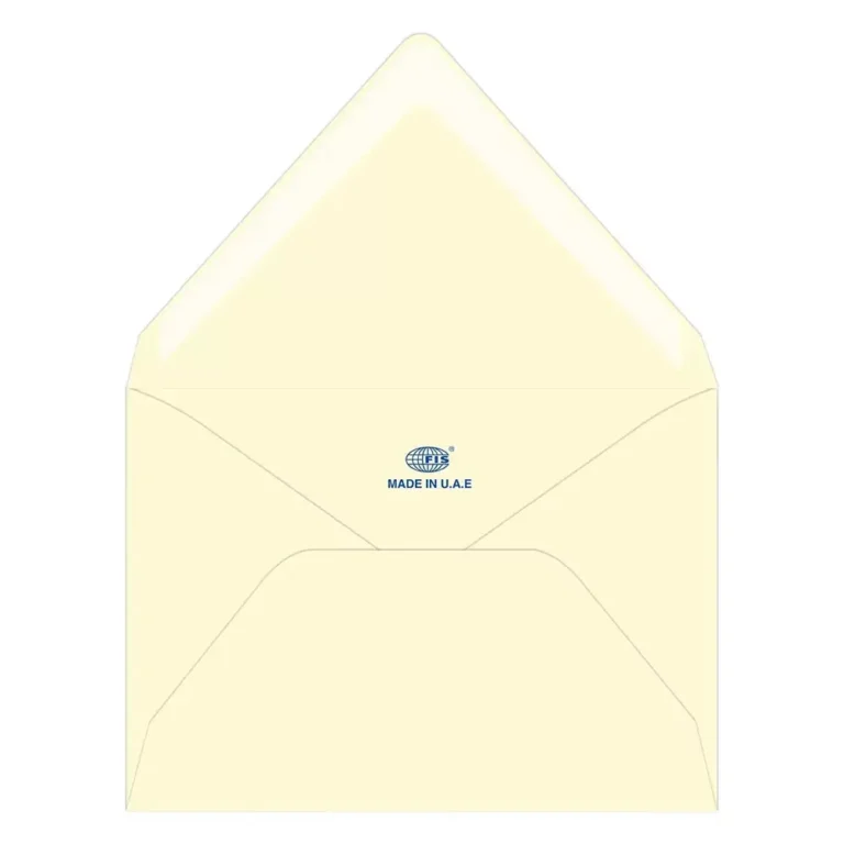 FIS FSEE1024GOWB25 Laid Paper Envelopes Glued, 136 × 204 mm, 100 gsm, 25 pieces, White