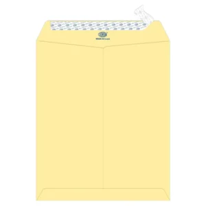 FIS Executive Laid Paper Envelopes Peel & Seal, Pack of 50 Pcs. Cream Color, 12 x 10 Inch, 100 GSM – FSEE1034PBCR50