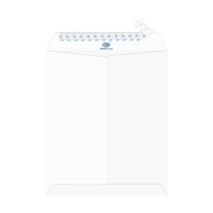 FIS Pack of 50 Executive Laid Paper Envelopes, 100 GSM, Peel&Seal, Size 12 X 10 Inch, Color Moon Beam White
