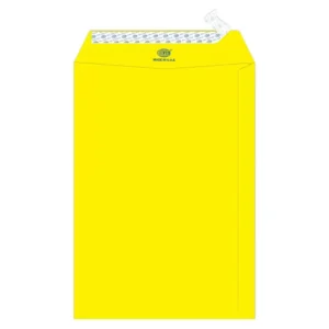 FIS Color Envelopes, Peel & Seal, Neon Lemon Colors, Pack of 50 Pcs. 9 x 6 inch, 80 GSM – FSEC8032PBLE50