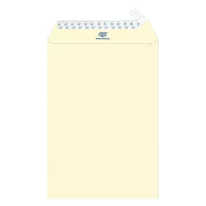 FIS Executive Laid Paper Envelopes Peel & Seal, Pack of 25 Pcs. Camelle off White Color, C4 (324 x 229 mm) Size, 100 GSM – FSEE1027POWB25
