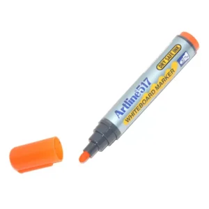 Artline White Board Marker Fine Pack of 12,  Dry Safe, Orange, 517 – ARMK517OR