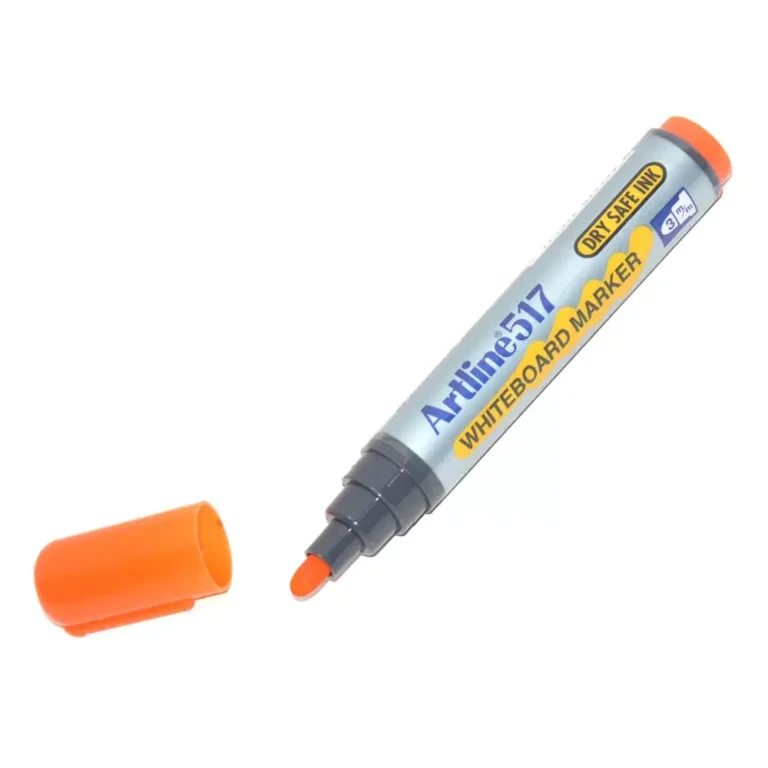 Artline ARMK517OR Whiteboard Marker, Fine, Orange, 12 pieces