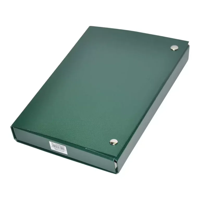 FIS FSBDDBBVA404 Document Bag, F/S, Green, Button Closure