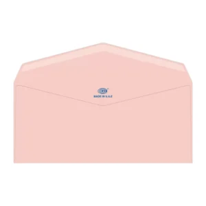 FIS Laid Paper Envelopes Glued, Pack of 25 Pcs. Pink Color, 4 x 9 inch Size, 100 GSM – FSEE1028GPIB25