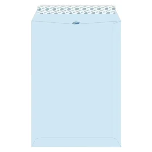 FIS Color Envelopes Peel & Seal, Pastel Colors, Pack of 50 Pcs. Blue Color, C4 (324 x 229 mm), 80 GSM – FSEC8027PB50