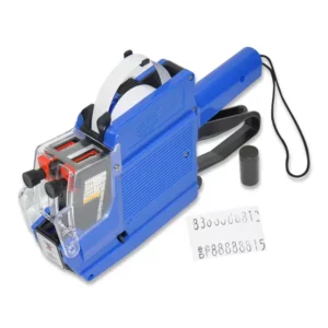 FIS Price/Date Label Machine 2-Line Printing, Blue – FSPX05BL