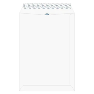 FIS Laid Paper Envelopes Peel & Seal, Pack of 50 Pcs. Moon Beam White Color, C4 (324 x 229 mm), 100 GSM – FSEE1027PBMW50