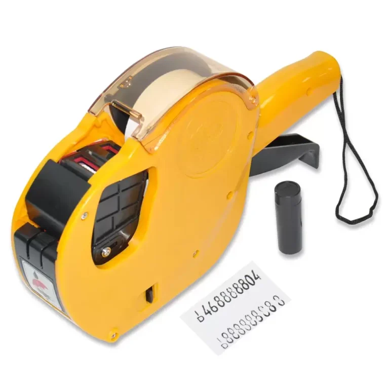 FIS FSPX04YL Price/Date Labeller, 2 Lines, Yellow