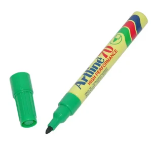 Artline Marker, Fine 1.5mm, Pack of 12, Green – ARMK70XFGR