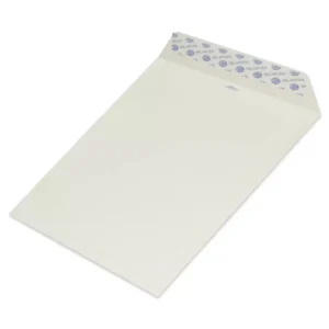 FIS Pack of 50 Executive Envelopes, 100 GSM, Peel&Seal, Size C5(229 X 162mm) Color Camelle White